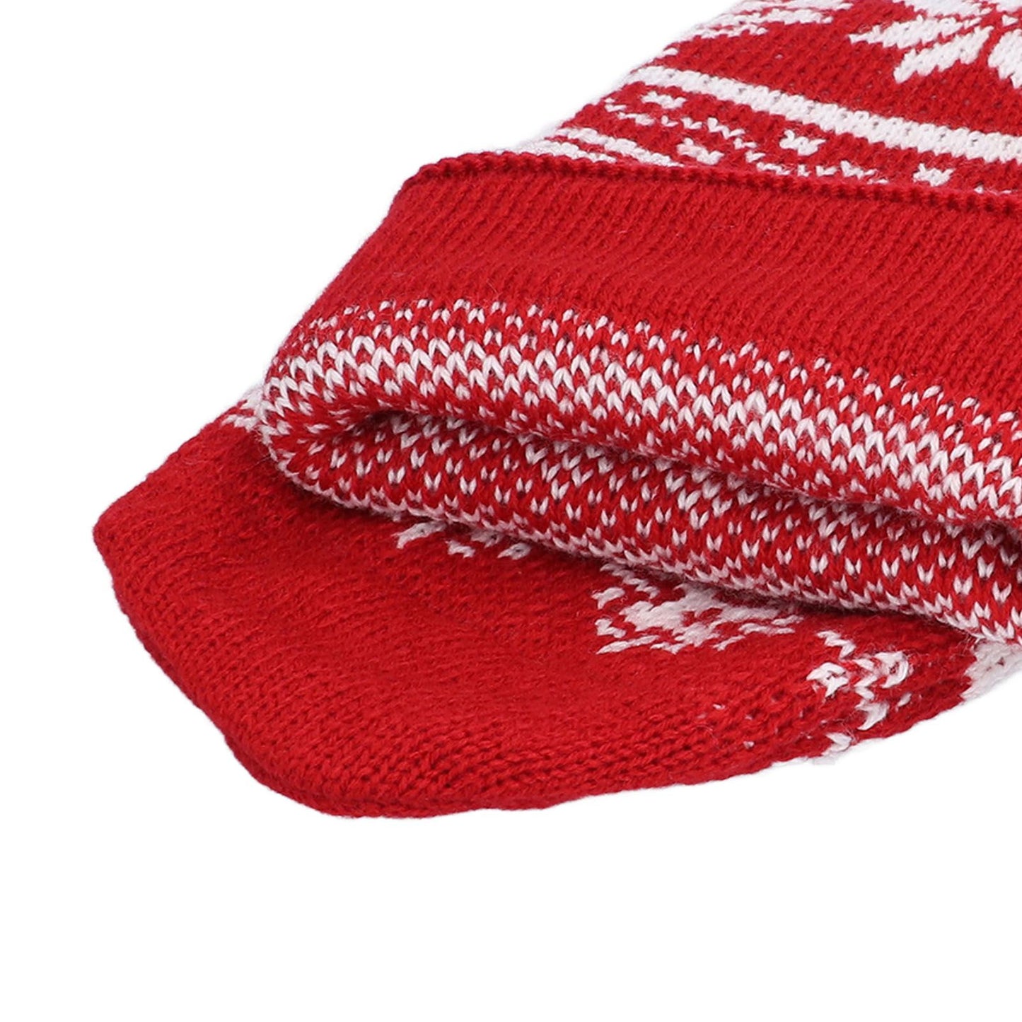 Large Knitted Christmas Stocking with Candy Bag Lovely Christmas Decorations Hanging StockingsChristmas Trees V1294-YM0523-3115210221813
