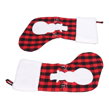 Christmas Stocking Gift Bags Cute Decals Large Capacity Exquisite Workmanship Brighter Color Large Christmas V1294-YM0523-3115210222213