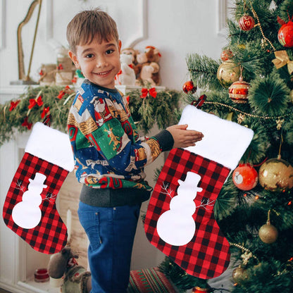 Christmas Stocking Gift Bags Cute Decals Large Capacity Exquisite Workmanship Brighter Color Large Christmas V1294-YM0523-3115210222213