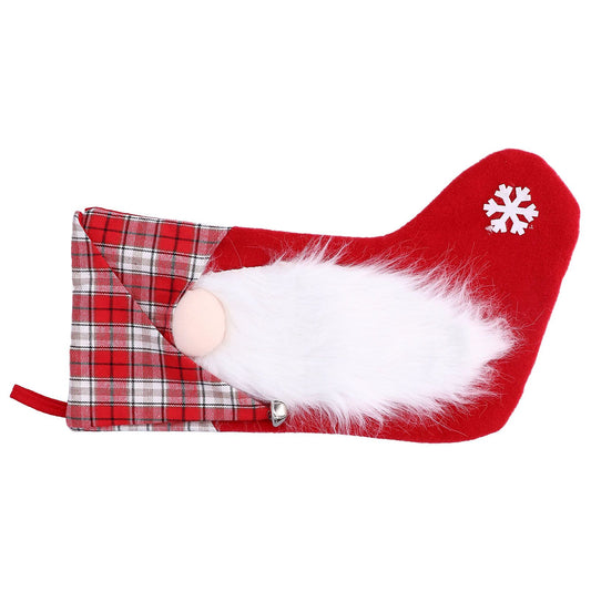 Christmas Stocking Christmas Tree Ornament Gift Bag Christmas Pendant Stocking for Home Party DecorationRed V1294-YM0523-3115210222811