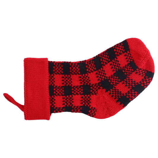 Mini Knitting Christmas Stocking Acrylic Fiber Xmas Tree Hanging Pendant Ornament Home Party Decoration(Red V1294-YM0523-3115210223011