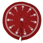 Christmas Tree Skirt Soft Reusable Christmas Tree Carpet Mat Christmas Tree Bottom Decoration V1294-YM0523-3115210223711