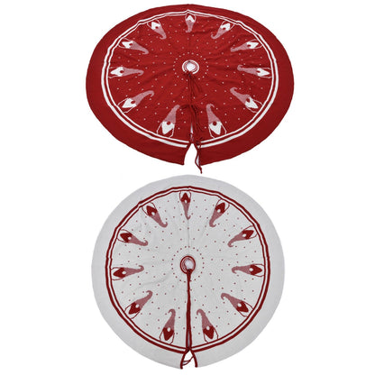 Christmas Tree Skirt Soft Reusable Christmas Tree Carpet Mat Christmas Tree Bottom Decoration V1294-YM0523-3115210223711