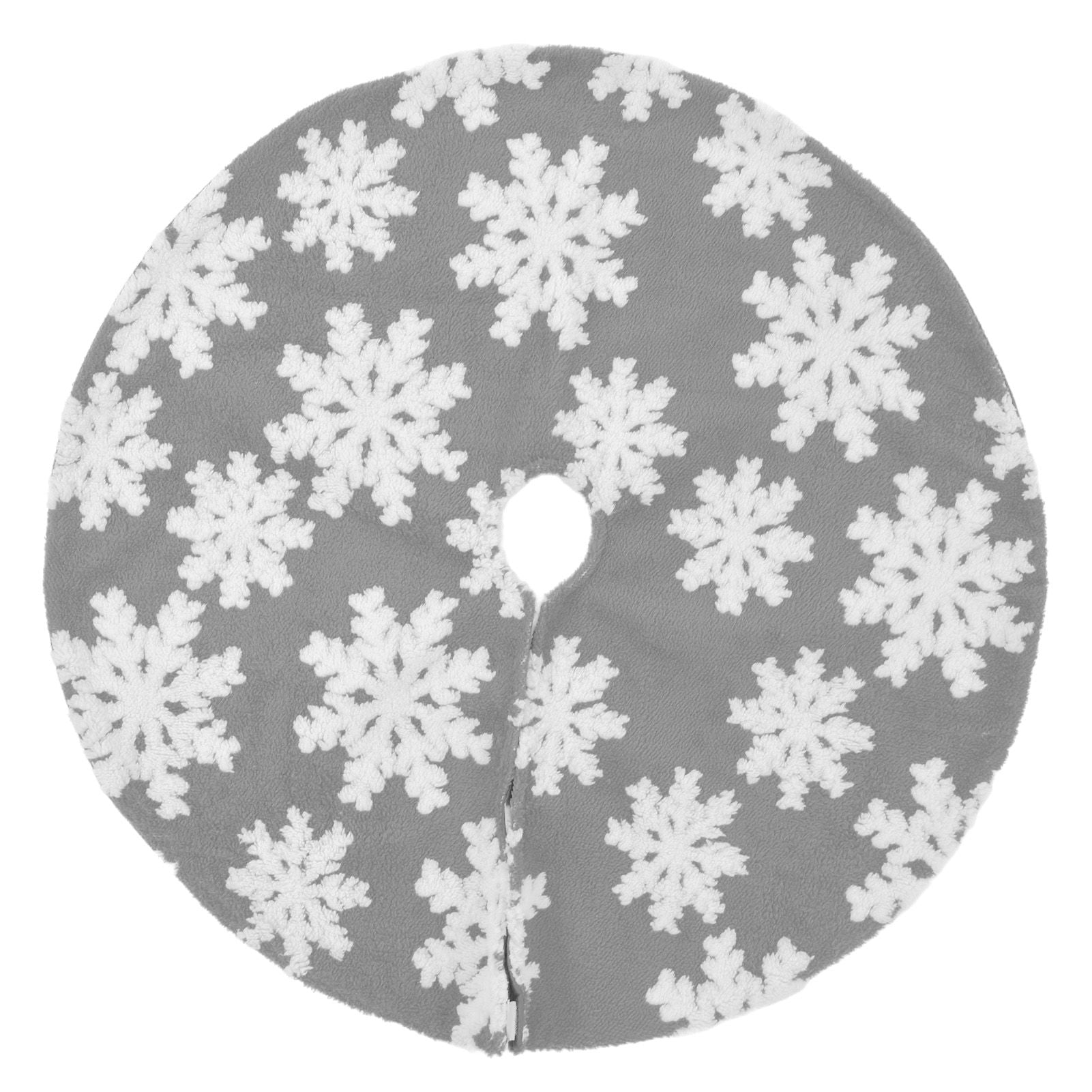 Christmas Tree Skirt Cute Snowflake Patterns Reused Beautiful Practical Christmas Tree Decorations for Decor V1294-YM0523-3115210224212