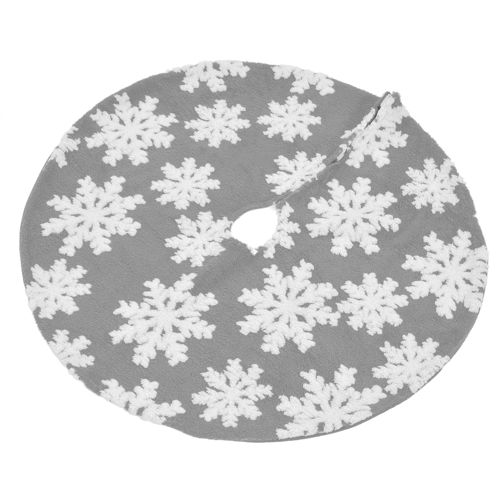 Christmas Tree Skirt Cute Snowflake Patterns Reused Beautiful Practical Christmas Tree Decorations for Decor V1294-YM0523-3115210224212