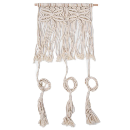 Boho Hat Wall Hanging Rack Cotton Rope Woven Bohemian Caps Holder for Home Office StudioType A V1294-YM0523-3115210224911
