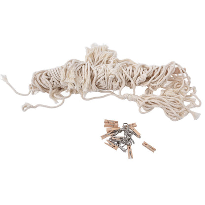 Boho Hat Wall Hanging Rack Cotton Rope Woven Bohemian Caps Holder for Home Office StudioType A V1294-YM0523-3115210224911