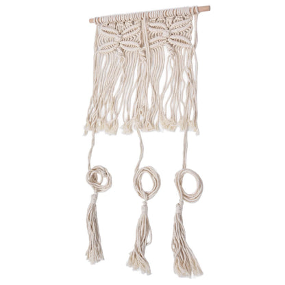 Boho Hat Wall Hanging Rack Cotton Rope Woven Bohemian Caps Holder for Home Office StudioType A V1294-YM0523-3115210224911