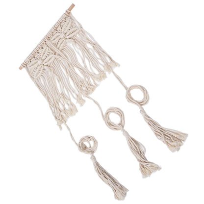 Boho Hat Wall Hanging Rack Cotton Rope Woven Bohemian Caps Holder for Home Office StudioType A V1294-YM0523-3115210224911