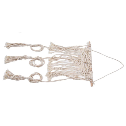 Boho Hat Wall Hanging Rack Cotton Rope Woven Bohemian Caps Holder for Home Office StudioType B V1294-YM0523-3115210224912