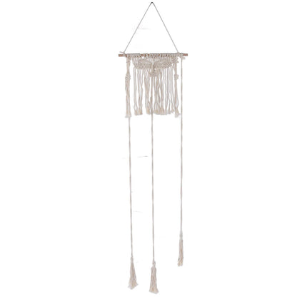 Boho Hat Wall Hanging Rack Cotton Rope Woven Bohemian Caps Holder for Home Office StudioType B V1294-YM0523-3115210224912