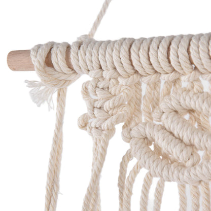Boho Hat Wall Hanging Rack Cotton Rope Woven Bohemian Caps Holder for Home Office StudioType B V1294-YM0523-3115210224912