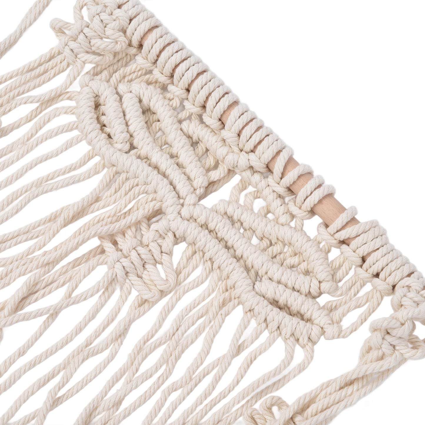 Boho Hat Wall Hanging Rack Cotton Rope Woven Bohemian Caps Holder for Home Office StudioType B V1294-YM0523-3115210224912