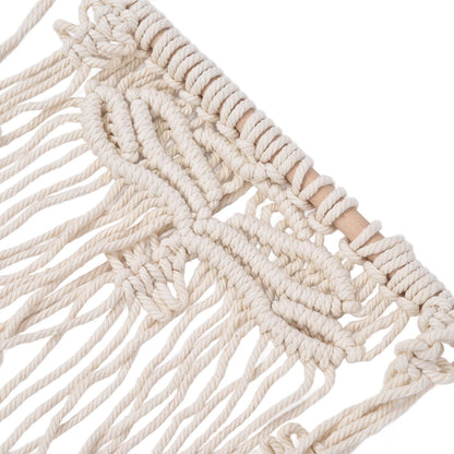 Boho Hat Wall Hanging Rack Cotton Rope Woven Bohemian Caps Holder for Home Office StudioType B V1294-YM0523-3115210224912
