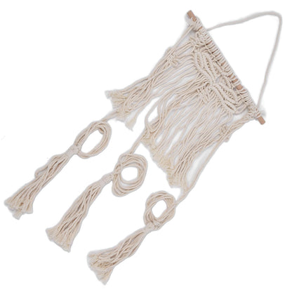 Boho Hat Wall Hanging Rack Cotton Rope Woven Bohemian Caps Holder for Home Office StudioType B V1294-YM0523-3115210224912