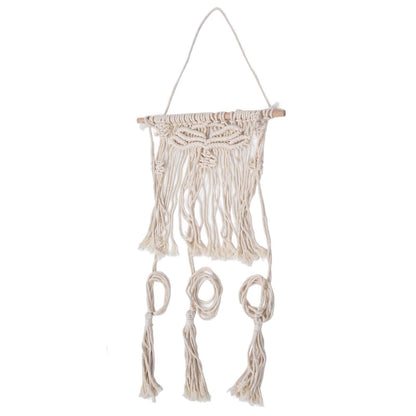 Boho Hat Wall Hanging Rack Cotton Rope Woven Bohemian Caps Holder for Home Office StudioType B V1294-YM0523-3115210224912