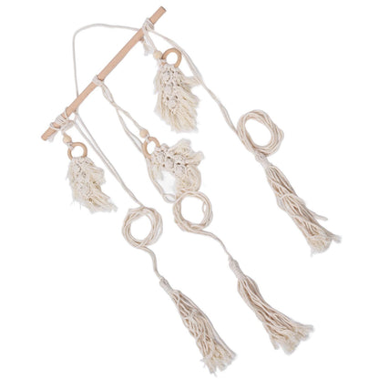 Boho Hat Wall Hanging Rack Cotton Rope Woven Bohemian Caps Holder for Home Office StudioType D V1294-YM0523-3115210224914