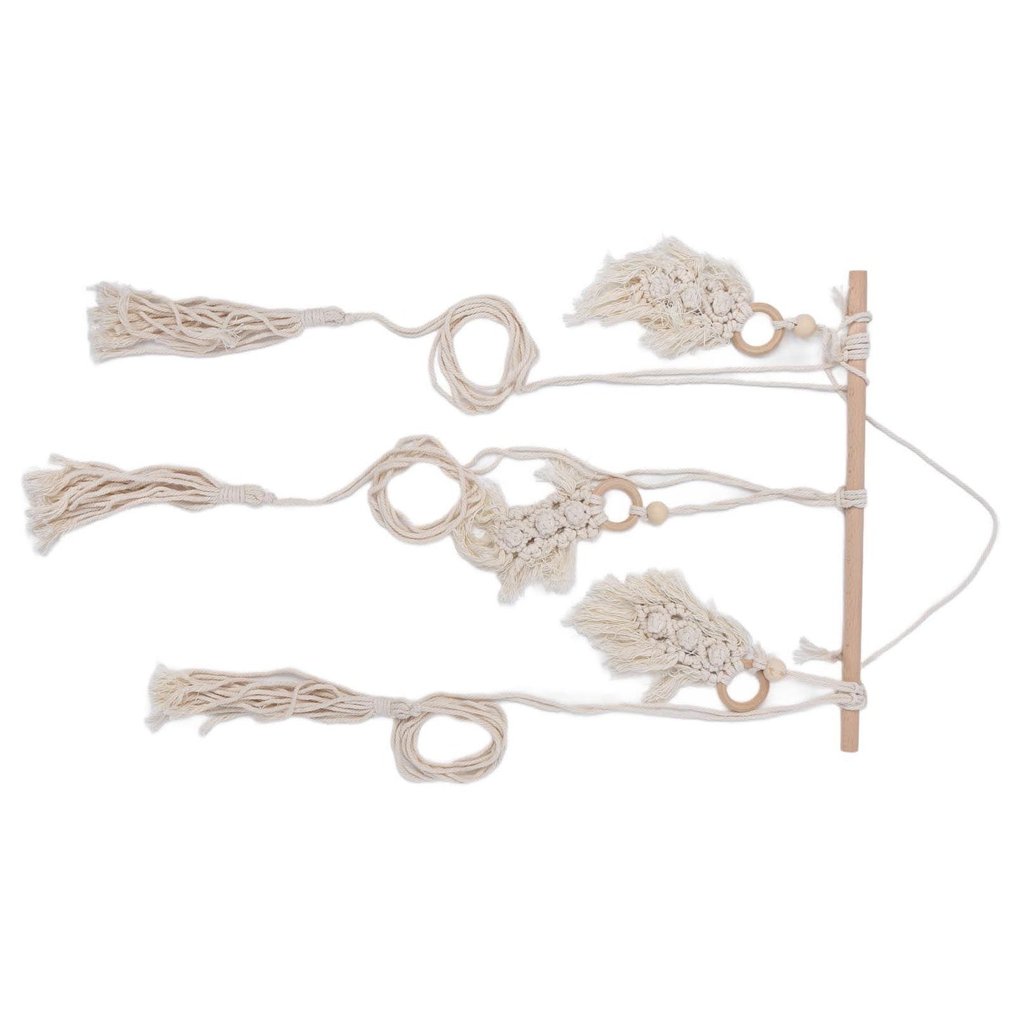 Boho Hat Wall Hanging Rack Cotton Rope Woven Bohemian Caps Holder for Home Office StudioType D V1294-YM0523-3115210224914