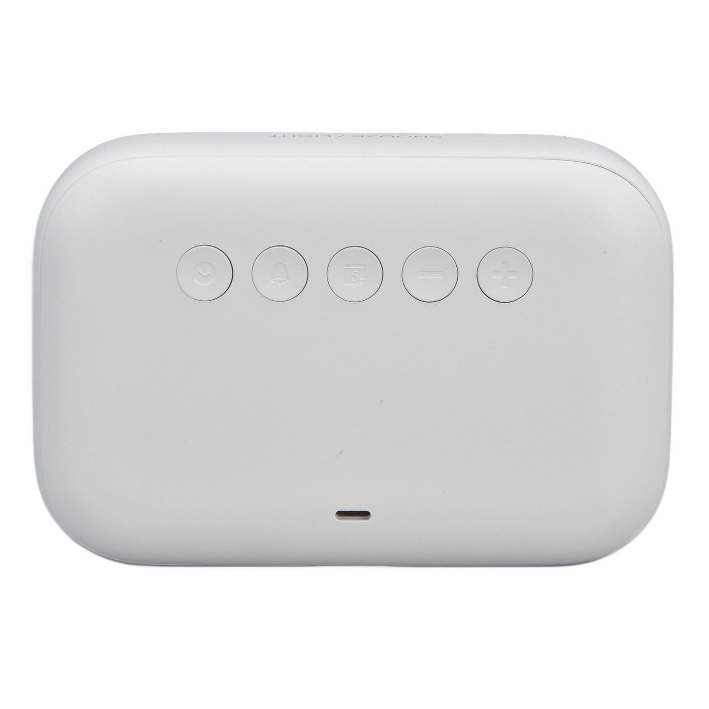 Mini Digital Alarm Clock with LCD Screen Snooze Function 12H 24H Formats for Bedroom Travel Office White V1294-YM0523-3115210226511