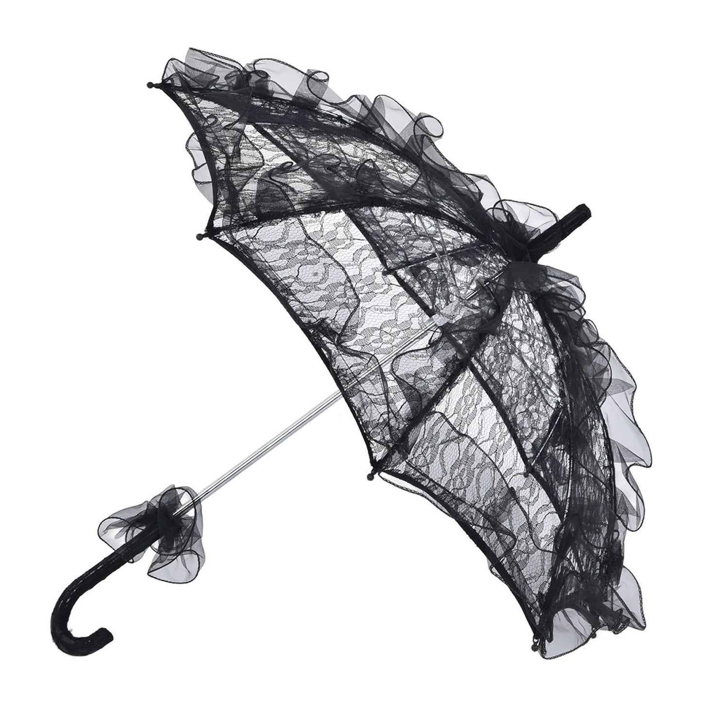 Elegant Lace Bride Umbrella Wedding Party Photography Decor Prop Lace Parasol Decoration V1294-YM0523-3115210228511