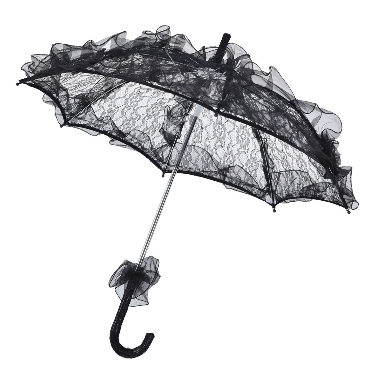 Elegant Lace Bride Umbrella Wedding Party Photography Decor Prop Lace Parasol Decoration V1294-YM0523-3115210228511