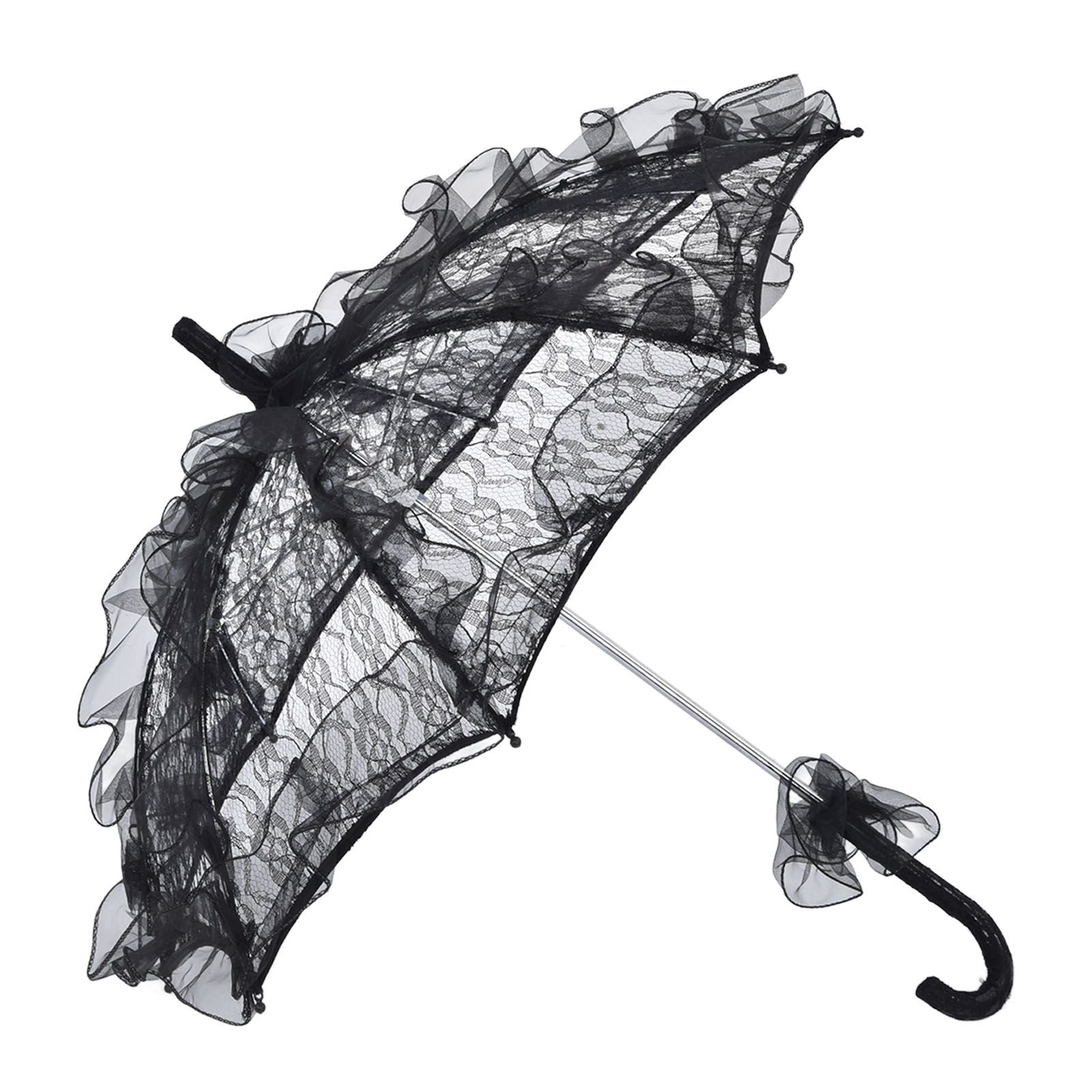 Elegant Lace Bride Umbrella Wedding Party Photography Decor Prop Lace Parasol Decoration V1294-YM0523-3115210228511