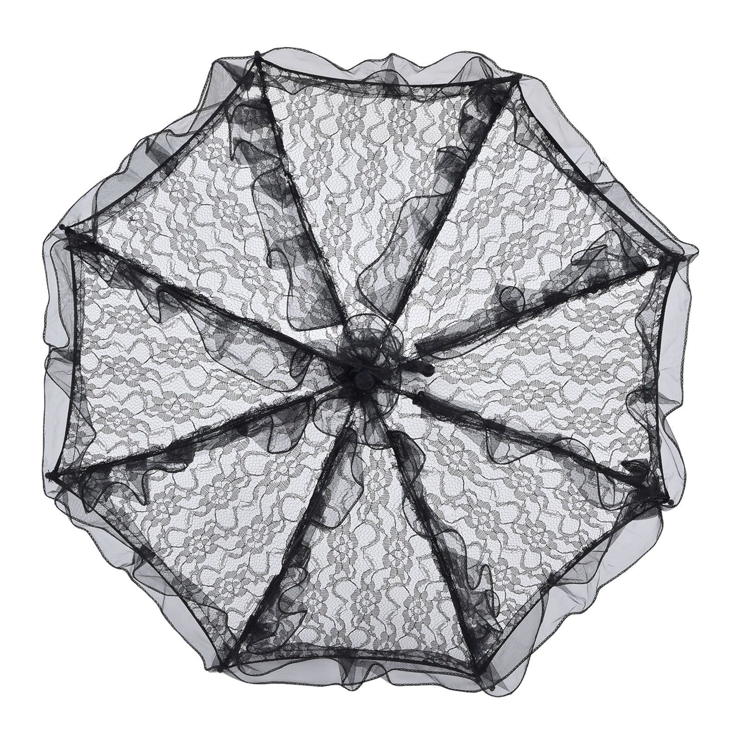 Elegant Lace Bride Umbrella Wedding Party Photography Decor Prop Lace Parasol Decoration V1294-YM0523-3115210228511