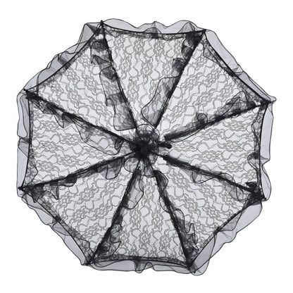 Elegant Lace Bride Umbrella Wedding Party Photography Decor Prop Lace Parasol Decoration V1294-YM0523-3115210228511