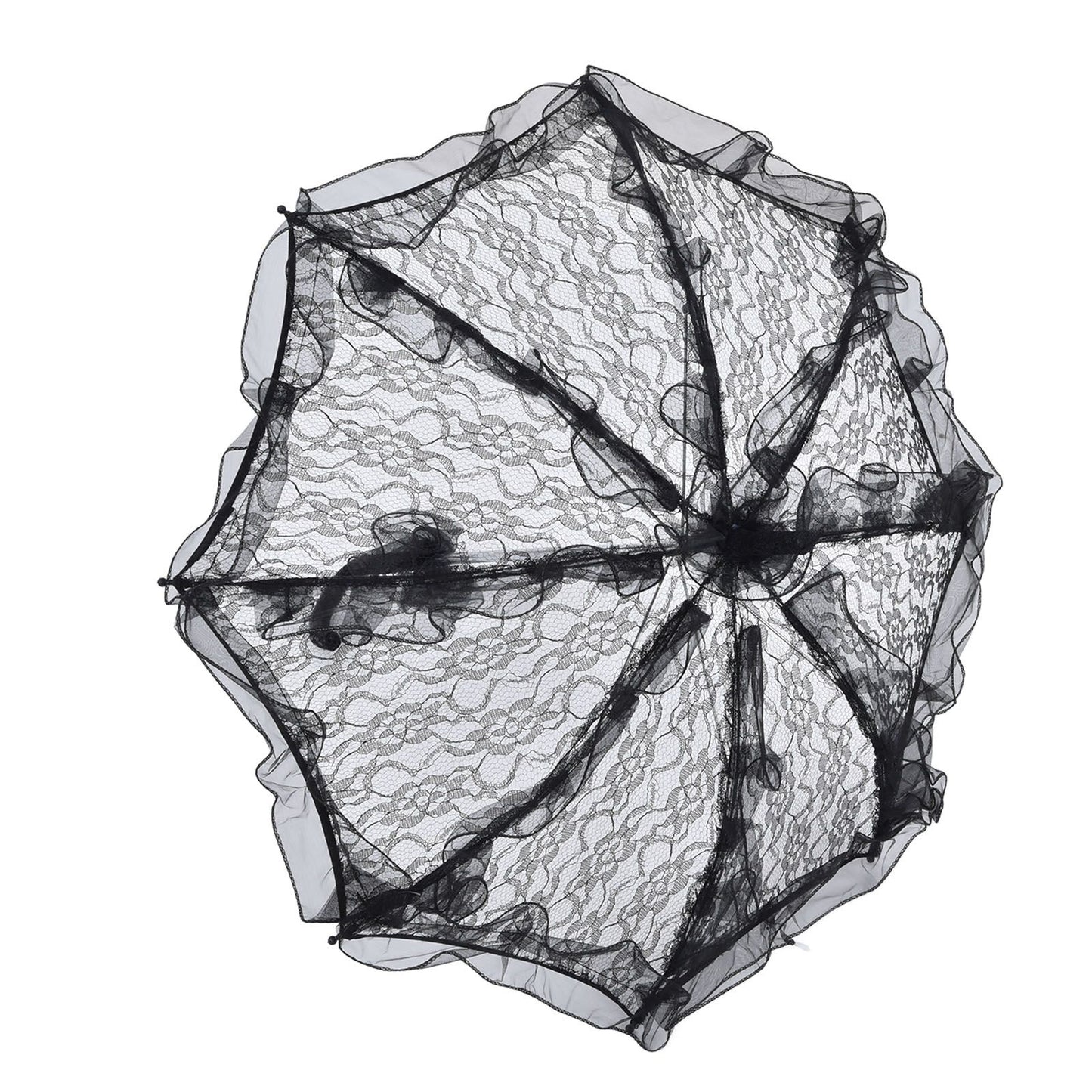 Elegant Lace Bride Umbrella Wedding Party Photography Decor Prop Lace Parasol Decoration V1294-YM0523-3115210228511