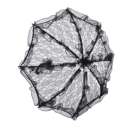 Elegant Lace Bride Umbrella Wedding Party Photography Decor Prop Lace Parasol Decoration V1294-YM0523-3115210228511