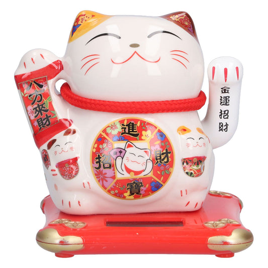 Ceramic Wealth Welcoming Cat Ornament Desktop Fortune Cat Craft for Home Shop Store Business GiftType 1 V1294-YM0523-3115210229911