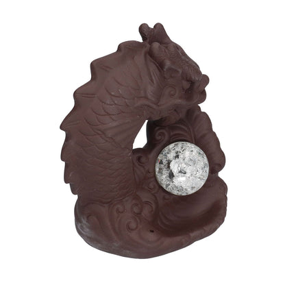 Smoke Waterfall Backflow Incense Burner Ceramic Incense Holder Dragon Aroma Burner Home Decoration Ornament V1294-YM0523-3115210230611