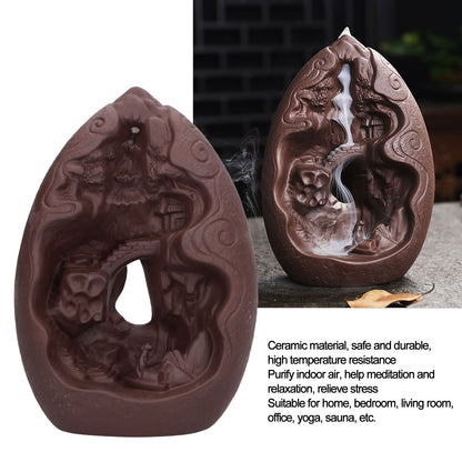 Backflow Incense Burner Innovative Aromatherapy Incense Holder Ornament Home Office Decoration V1294-YM0523-3115210230711