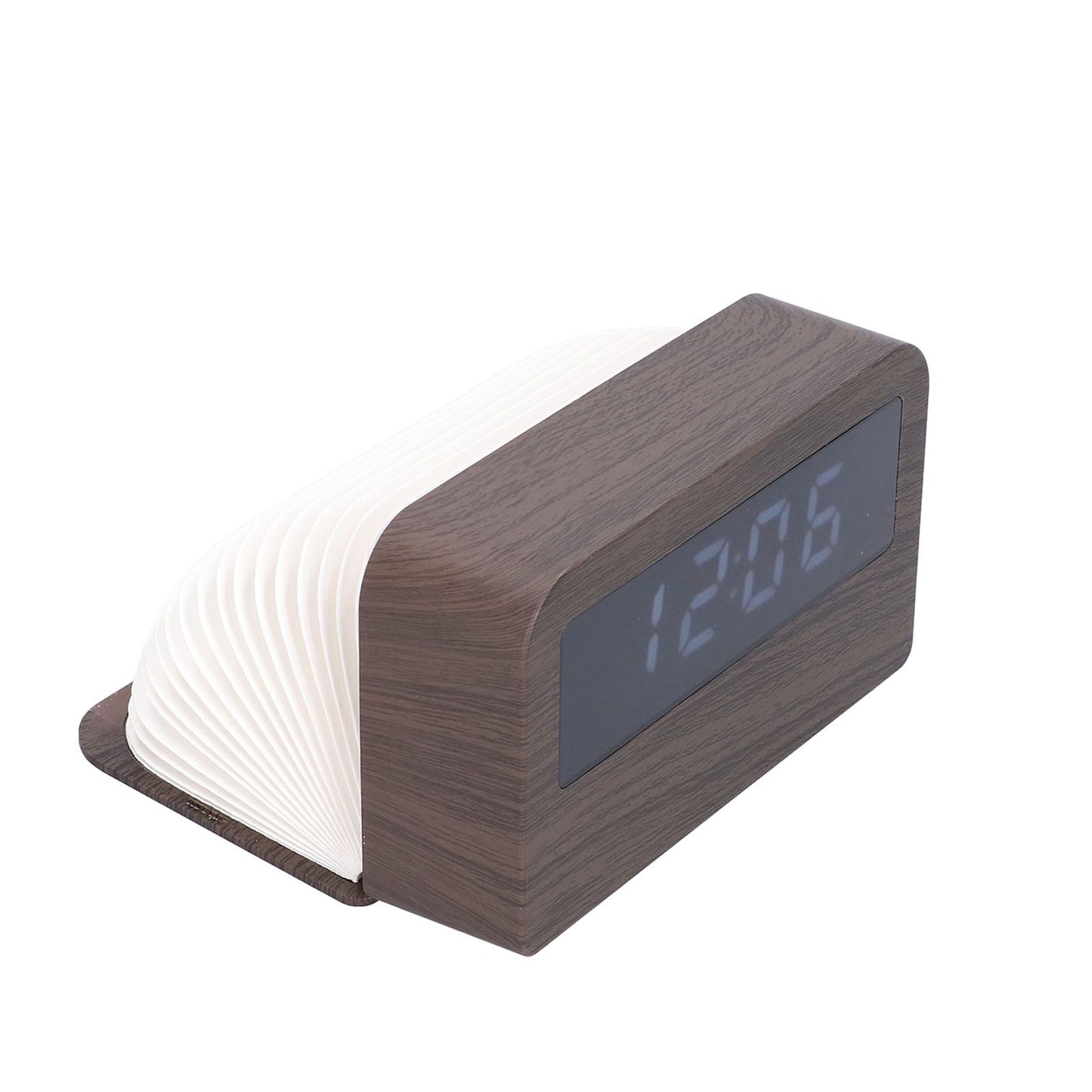 Wooden Clock Multifunctional Digital Backlight Environmental Friendly Compact Design Night LightWood Grain V1294-YM0523-3115210230812