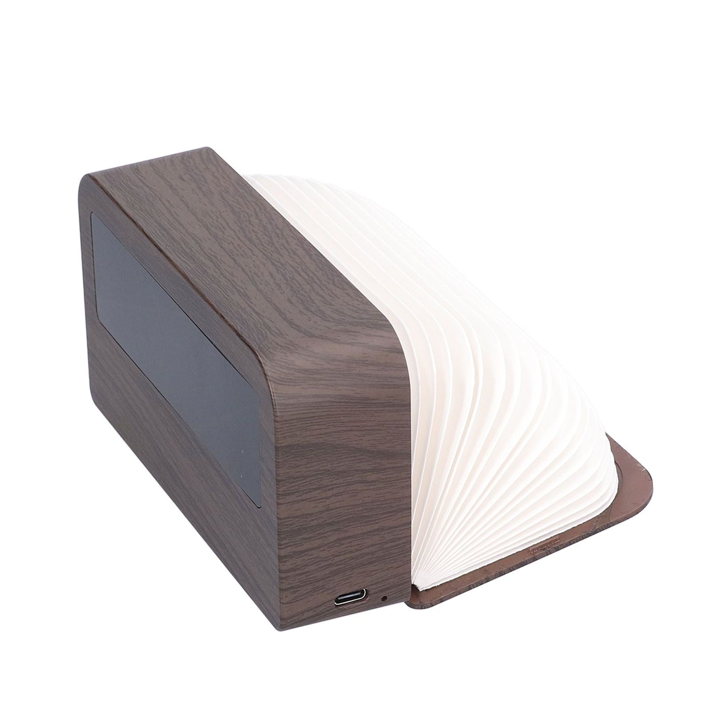 Wooden Clock Multifunctional Digital Backlight Environmental Friendly Compact Design Night LightWood Grain V1294-YM0523-3115210230812