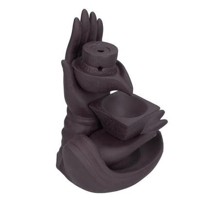 Backflow Incense Burner Smoke Waterfall Ceramic Incense Holder Aroma Burner Home Ornament for Bedroom V1294-YM0523-3115210231011