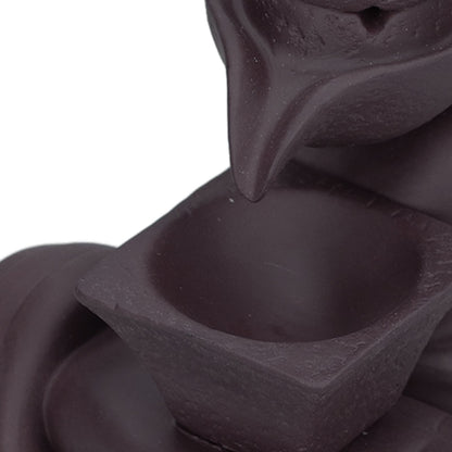 Backflow Incense Burner Smoke Waterfall Ceramic Incense Holder Aroma Burner Home Ornament for Bedroom V1294-YM0523-3115210231011