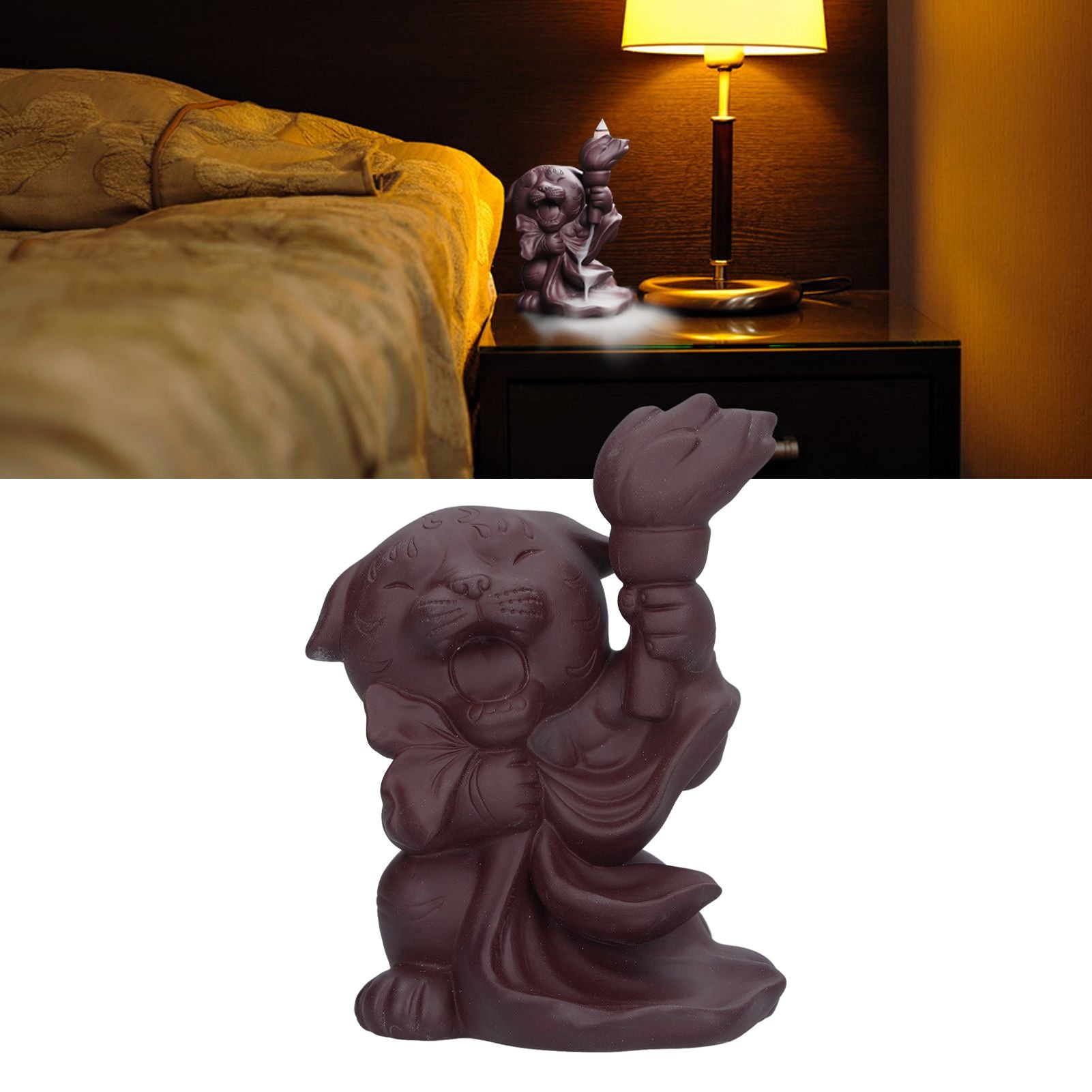 Smoke Waterfall Incense Holder Backflow Incense Burner Aroma Burner for Home Office Decoration V1294-YM0523-3115210231111
