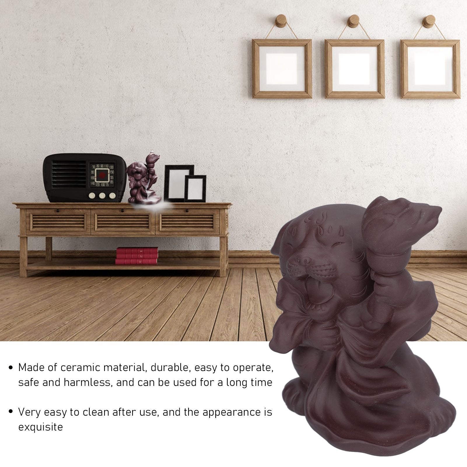 Smoke Waterfall Incense Holder Backflow Incense Burner Aroma Burner for Home Office Decoration V1294-YM0523-3115210231111
