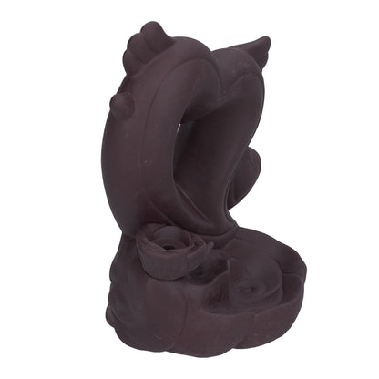 Backflow Incense Burner Smoke Waterfall Aroma Burner Ceramic Incense Holder Ornament for Home Office V1294-YM0523-3115210231211