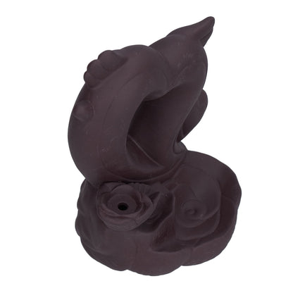 Backflow Incense Burner Smoke Waterfall Aroma Burner Ceramic Incense Holder Ornament for Home Office V1294-YM0523-3115210231211