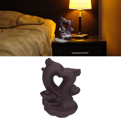 Backflow Incense Burner Smoke Waterfall Aroma Burner Ceramic Incense Holder Ornament for Home Office V1294-YM0523-3115210231211