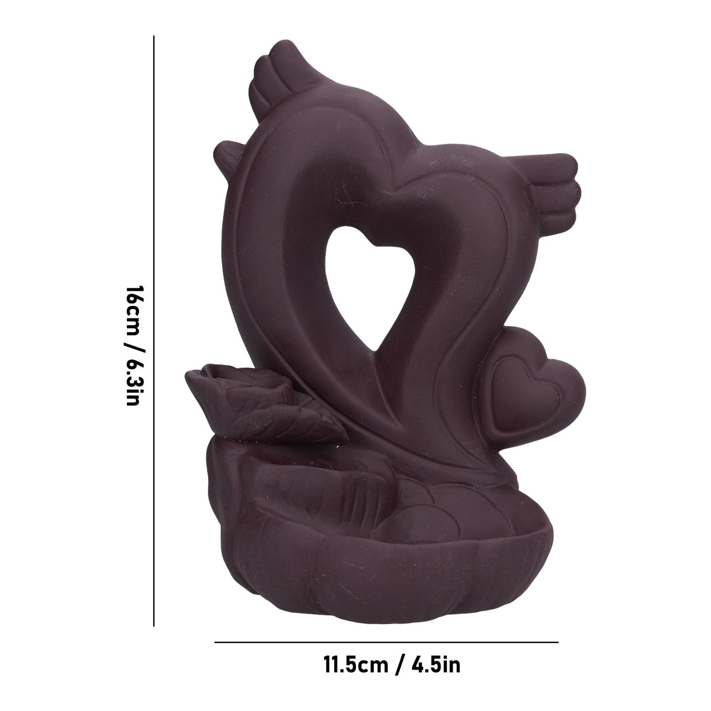 Backflow Incense Burner Smoke Waterfall Aroma Burner Ceramic Incense Holder Ornament for Home Office V1294-YM0523-3115210231211