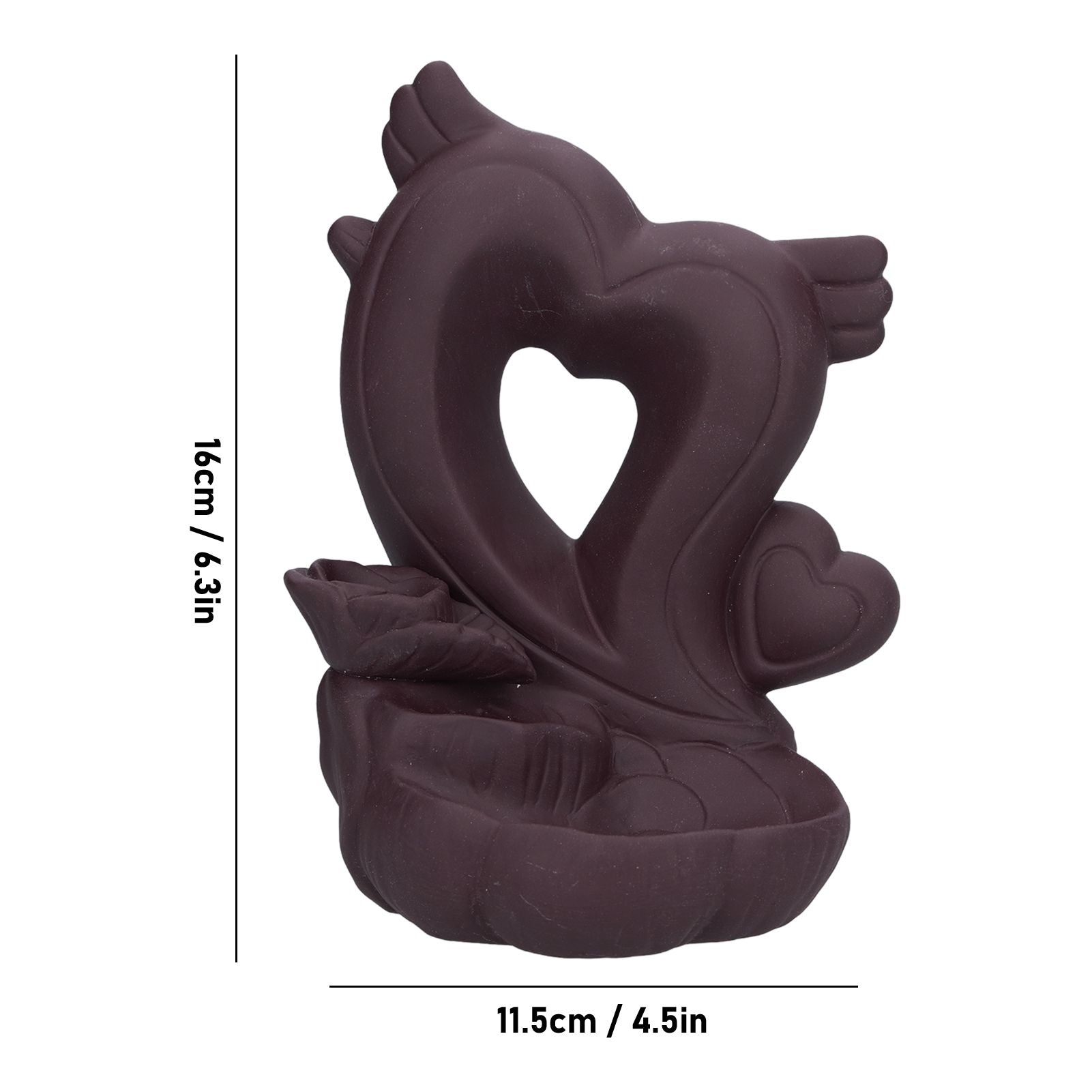 Backflow Incense Burner Smoke Waterfall Aroma Burner Ceramic Incense Holder Ornament for Home Office V1294-YM0523-3115210231211
