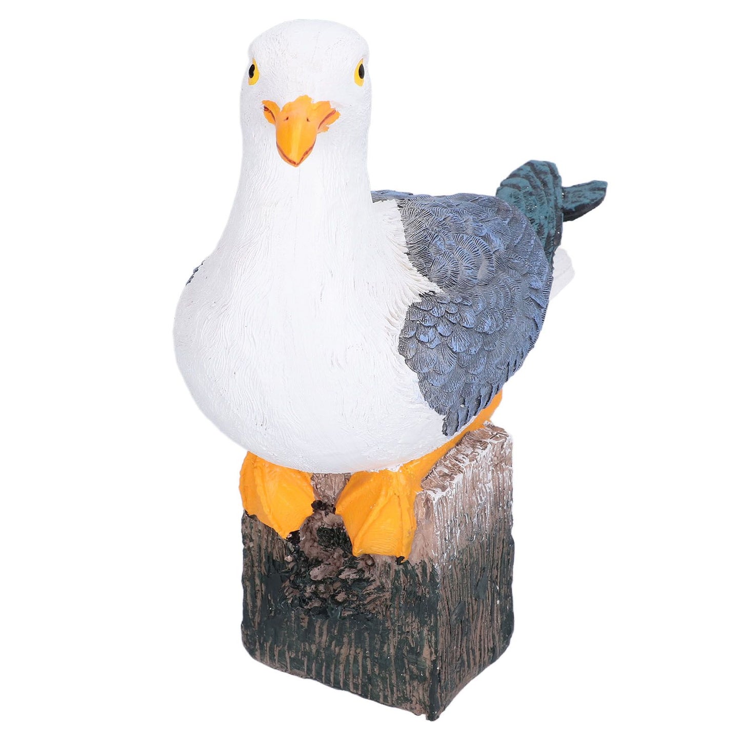 Seagull Figurine Decorations Cute Appearance Vivid Lifelike Exquisite Workmanship Nautical Decor for Home V1294-YM0523-3115210231711