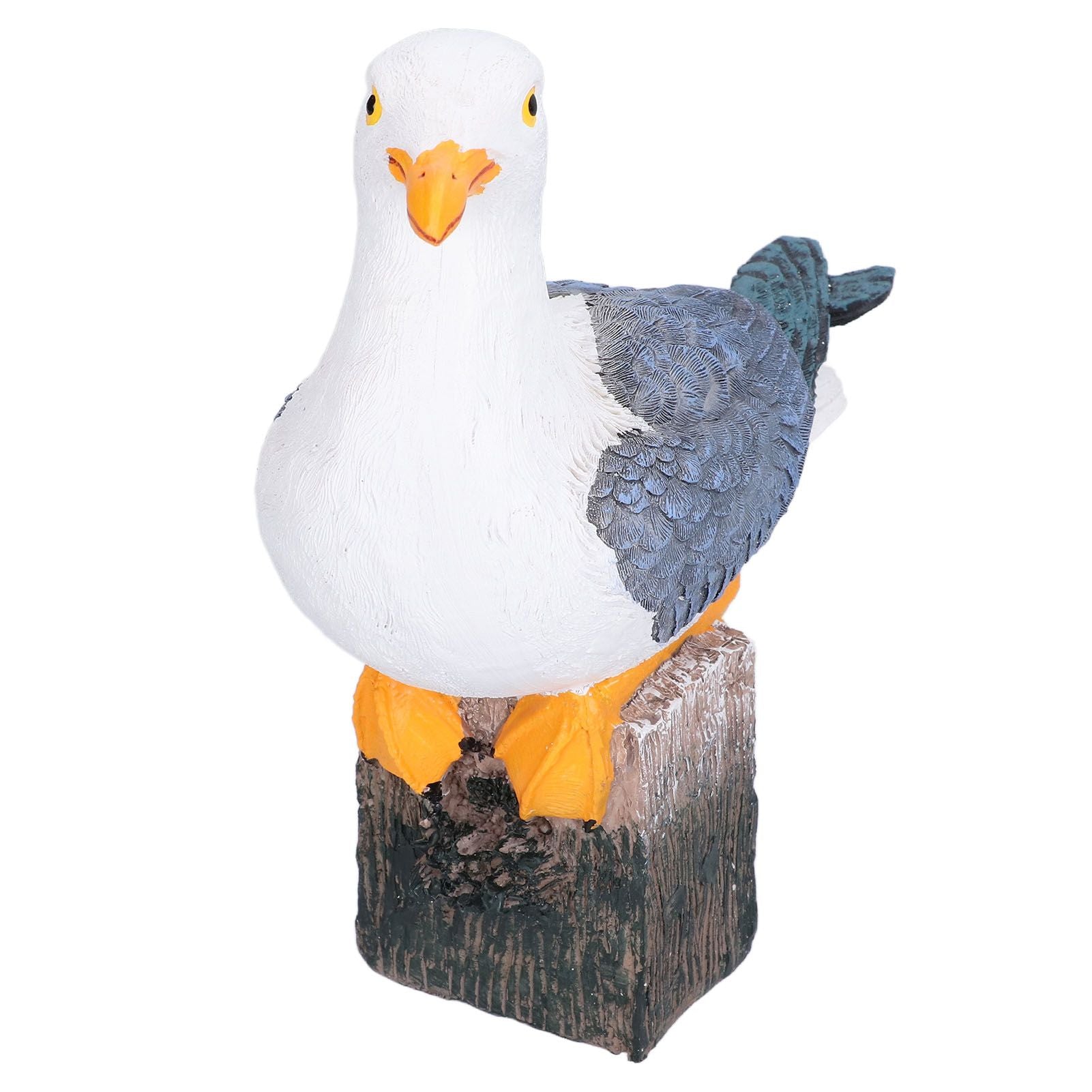 Seagull Figurine Decorations Cute Appearance Vivid Lifelike Exquisite Workmanship Nautical Decor for Home V1294-YM0523-3115210231711