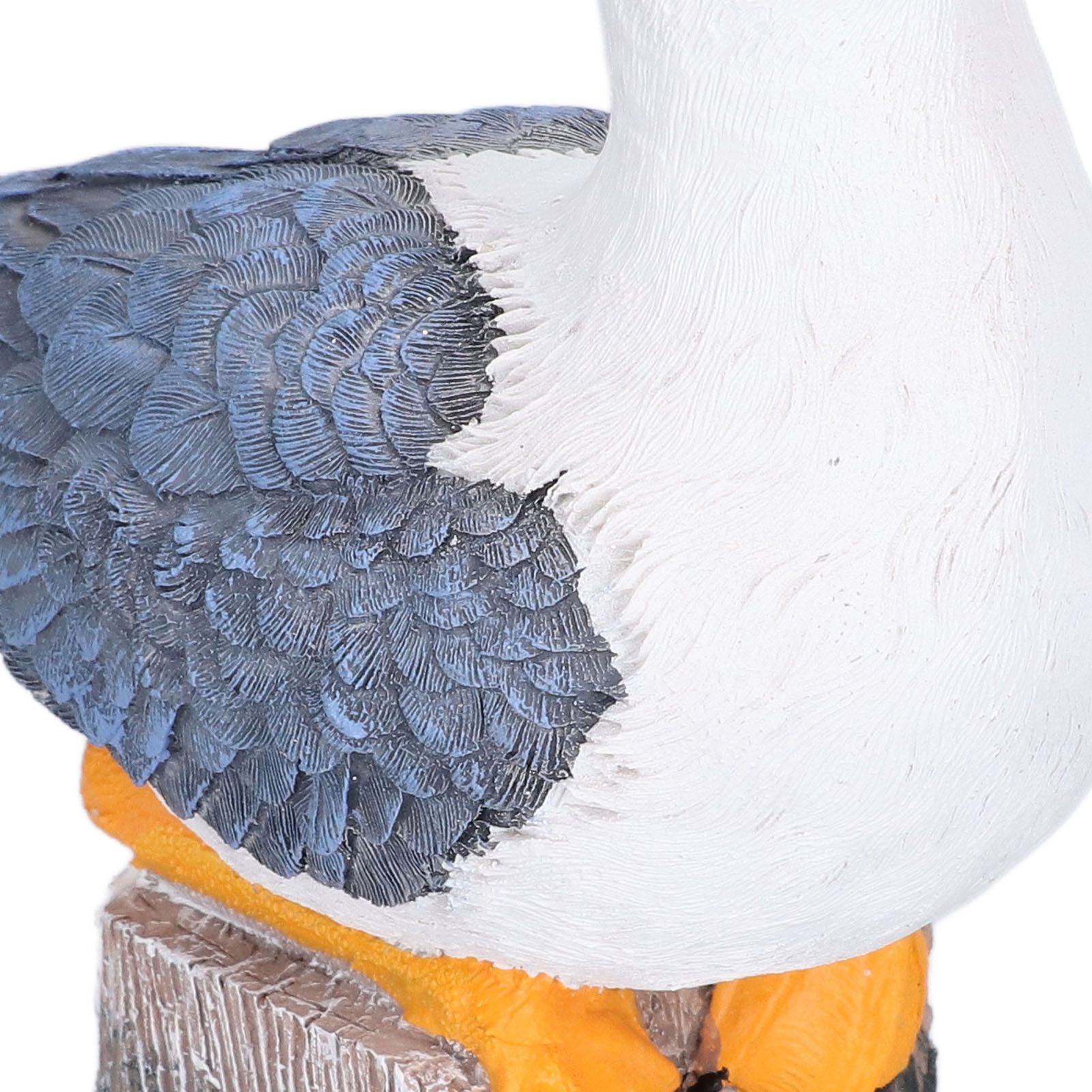 Seagull Figurine Decorations Cute Appearance Vivid Lifelike Exquisite Workmanship Nautical Decor for Home V1294-YM0523-3115210231711