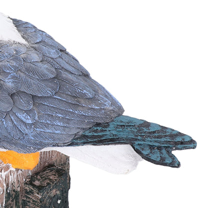 Seagull Figurine Decorations Cute Appearance Vivid Lifelike Exquisite Workmanship Nautical Decor for Home V1294-YM0523-3115210231711