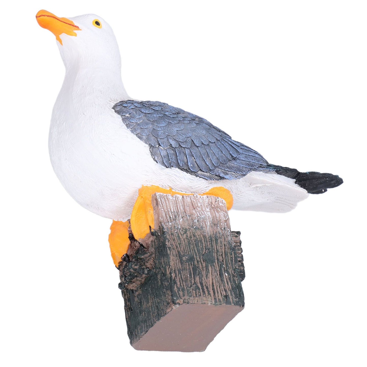 Seagull Figurine Decorations Cute Appearance Vivid Lifelike Exquisite Workmanship Nautical Decor for Home V1294-YM0523-3115210231711
