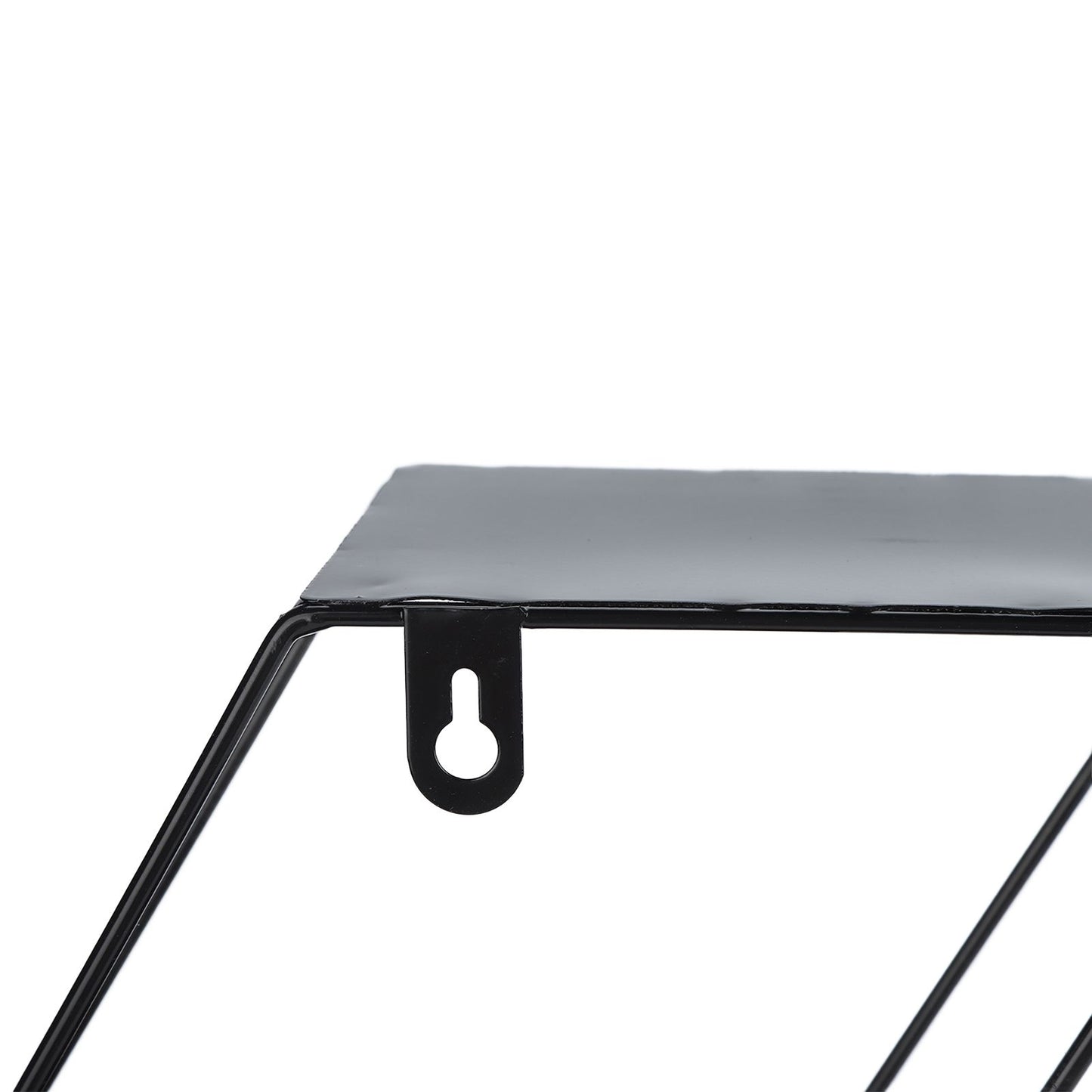 Hex Shelves Simple Wrought Iron Hexagonal Bedroom Living Room Office Wall Shelf DecorationBlack V1294-YM0523-3115210232211